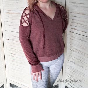 Threads 4 Thought | Hazel Cropped Hoodie
